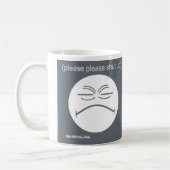 Mug Veuillez svp fermé (Gauche)