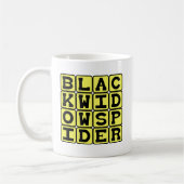 Mug Veuve noire araignée, arachnide mortel (Gauche)