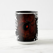 Mug Veuve noire (conception de signature) (Centre)