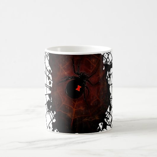 Mug Veuve noire (conception de signature) (Centre)