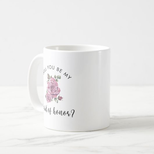 Mug Veux-tu être ma demoiselle d'honneur ? (Devant gauche)