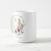 Mug Veux-tu être ma demoiselle d'honneur? Filles en Ro (Devant gauche)