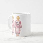 Mug Veux-tu être ma demoiselle d'honneur ? Girls In Ro (Devant gauche)
