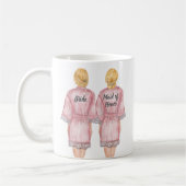 Mug Veux-tu être ma demoiselle d'honneur ? Girls In Ro (Gauche)