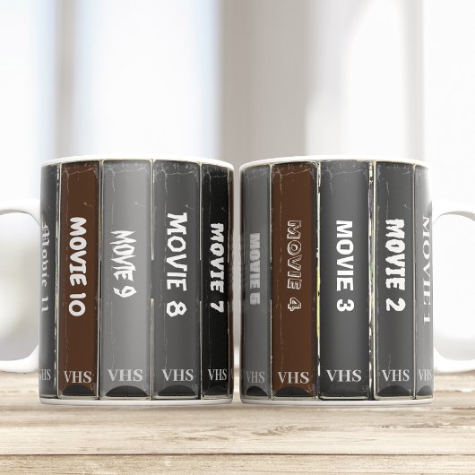 Mug VHS Halloween Classic Editable titres de films