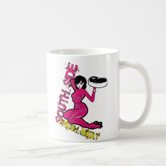 Mug Viande fraîche d'équipe de Derby de rouleau de (Droite)