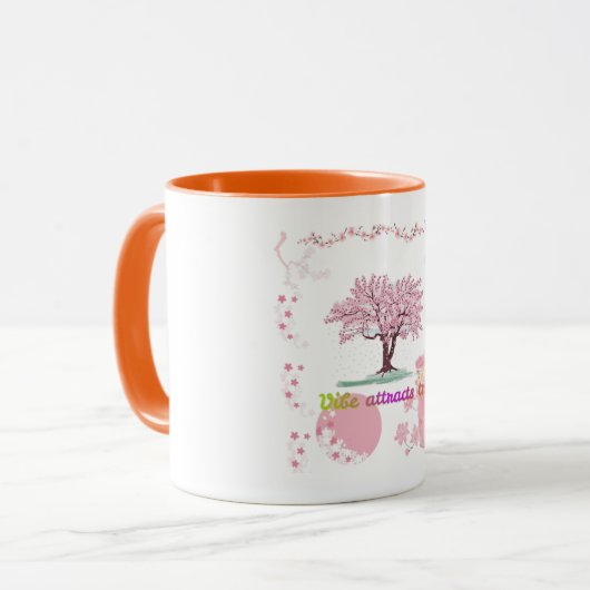 Mug Vibe Attracts Tribe (Devant gauche)