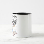 Mug Vibe de fille à la guitare (Centre)
