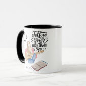 Mug Vibe de fille à la guitare (Devant gauche)