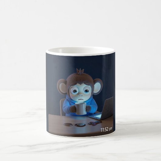 Mug Vibe de programmeur drôle, Jitters codeur à 23h52