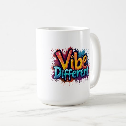 Mug Vibe Différent (Devant droit)