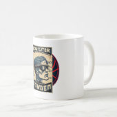 Mug Vibe Rétro, Musique Moderne (Devant droit)