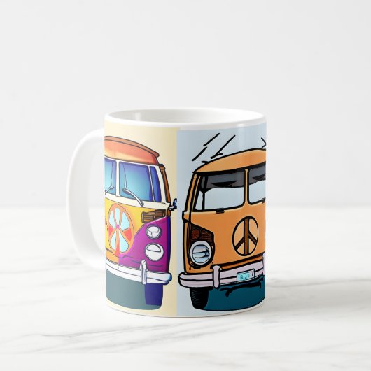 Mug Vibe Vintage Vans rétro (Devant gauche)