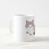 Mug Vibes Anime - Sticker Cool et mignon (Devant gauche)