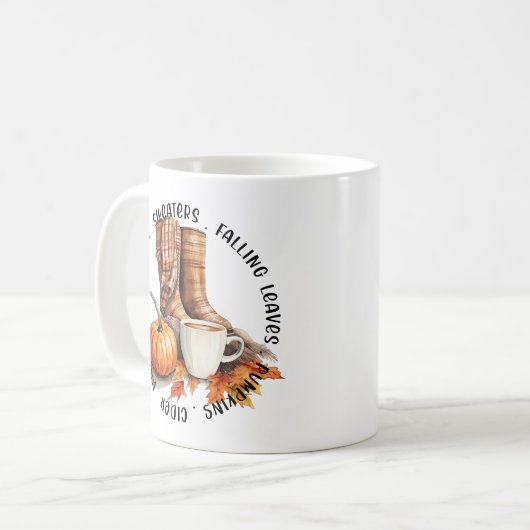 Mug Vibes automne et automne (Devant gauche)