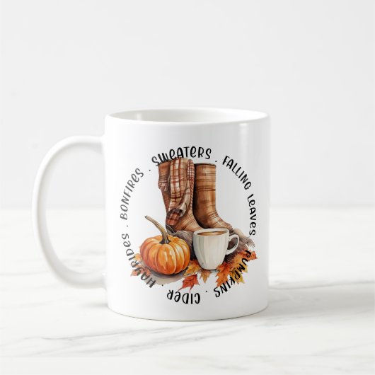 Mug Vibes automne et automne (Gauche)