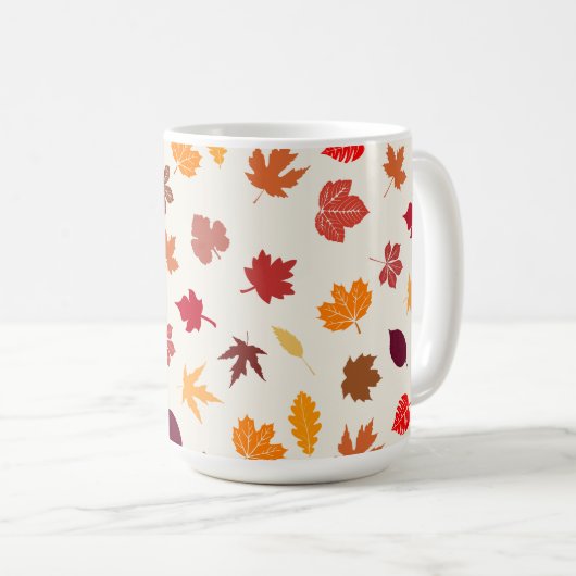 Mug Vibes Automne Feuilles Automne (Devant droit)