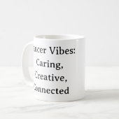 Mug Vibes cancéreuses Caressant Creative Connecté Zodi (Devant gauche)
