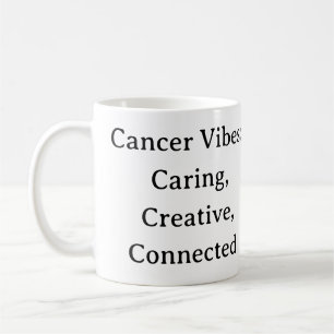 Mug Vibes cancéreuses Caressant Creative Connecté Zodi