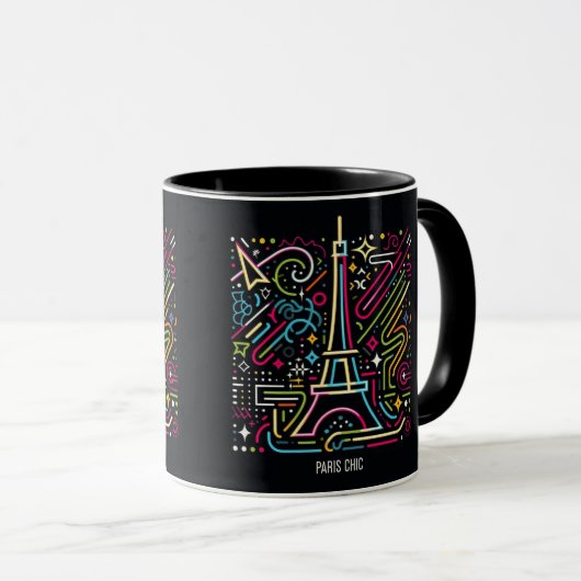 Mug Vibes Chic Parisiennes #5 (Devant droit)