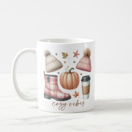Mug Vibes Cosy À Thème Automne (Gauche)