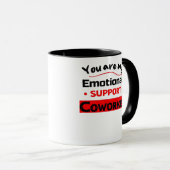 Mug Vibes d'aide émotionnelle (Devant droit)
