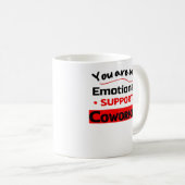 Mug Vibes d'aide émotionnelle (Devant droit)