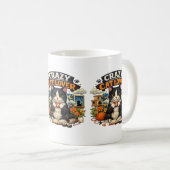 Mug Vibes d'amour pour les chats – Design de chat mign (Devant droit)