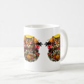 Mug Vibes d'amour pour les chats – Design de chat mign (Devant droit)