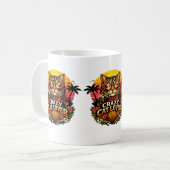 Mug Vibes d'amour pour les chats – Design de chat mign (Devant gauche)