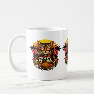 Mug Vibes d'amour pour les chats – Design de chat mign