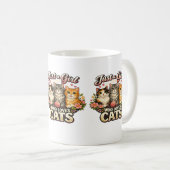 Mug Vibes d'amoureuse des chats – Création de chat mig (Devant droit)