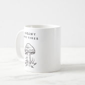 Mug Vibes d'Art de Rêve – Esthétique de Champignons De (Devant gauche)