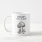 Mug Vibes d'Art de Rêve – Esthétique de Champignons De (Gauche)