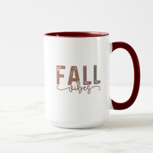 Mug Vibes d'automne arc-en-ciel