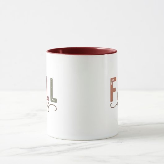 Mug Vibes d'automne arc-en-ciel (Centre)