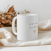 Mug Vibes d'automne minimalistes modernes