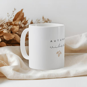 Mug Vibes d'automne minimalistes modernes