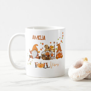 Mug Vibes d'automne personnalisées