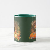 Mug Vibes D'Automne, Une Voiture Chargée De Citrouille (Centre)