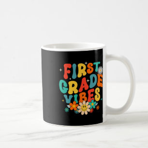 Mug Vibes de 1re année Retour à l'école Rétro Première