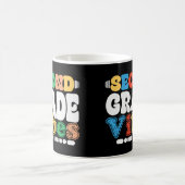 Mug Vibes De 2E Année Drôle Retour À L'École Super (Centre)