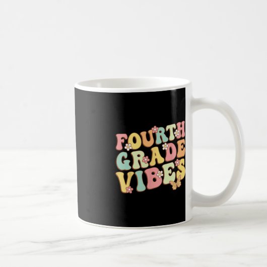 Mug Vibes de 4e année Bonjour Équipe 4e année Enseigna (Droite)