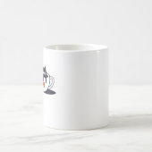 Mug Vibes de café Caty - Art de chat Sleepy (Centre)