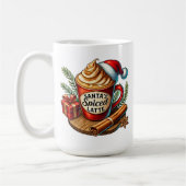 Mug Vibes de café chaud Conception de la subblimation (Gauche)