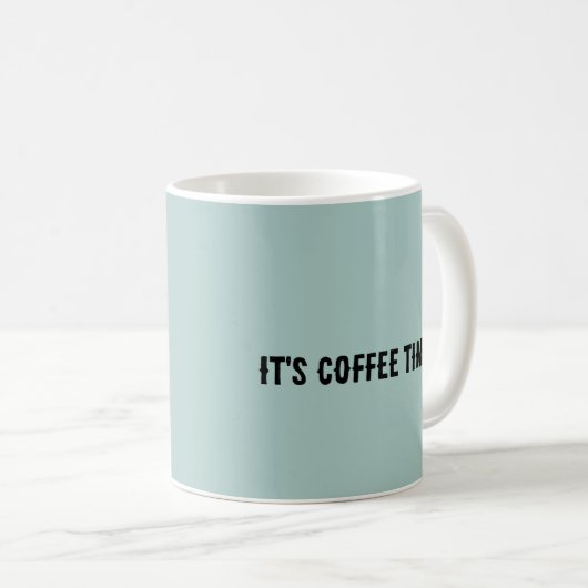 Mug Vibes de café rétro (Devant droit)