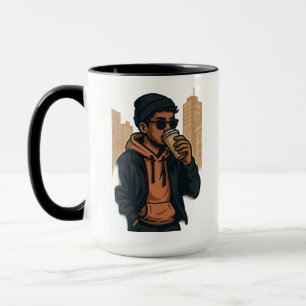 Mug Vibes de café urbain - Chill Streetwear & Lifestyl
