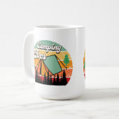 Mug Vibes de camping (Devant gauche)