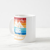 Mug Vibes de camping rétro (Devant gauche)