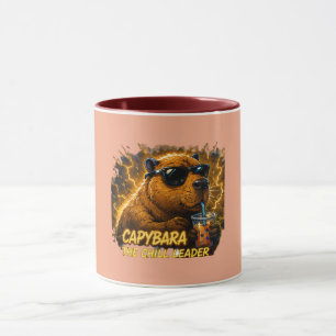 Mug Vibes de Capybara 🧋 Énergie de Leader Décontrac
